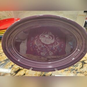 Fiesta 9 5/8 Inch Small Oval Serving Platter Heather